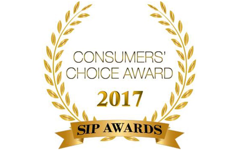 2017 SIP Awards Consumer’s Choice Award